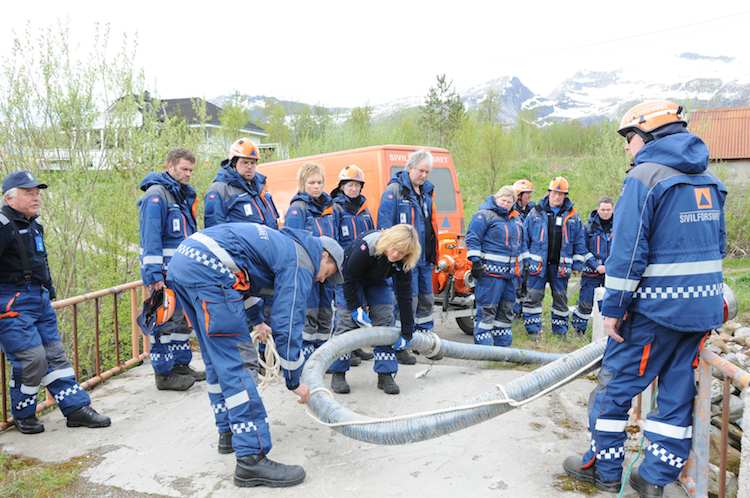 Sivilforsvarsøvelse i Steigen - nord-salten.no