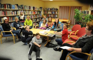 Overnattet i biblioteket